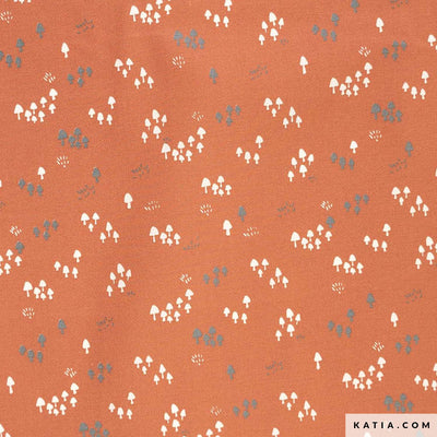 Tela Viyela Cotton Print (100% Algodón)  De Corte, 155 cm de ancho (2 diseños)