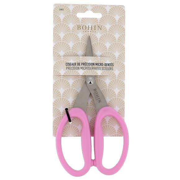 Tijeras serradas Bohin 6,75″ para acolchado – corte preciso en tejidos resbaladizos