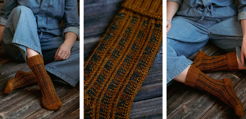 Libro "Unfolding Landscapes: 17 Knits for the Road" <br> Ronja Hakalehto
