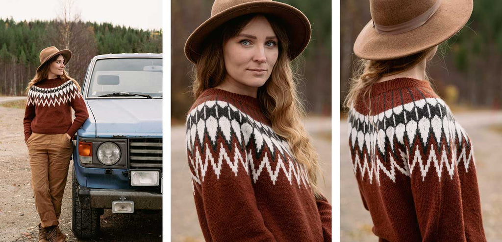 Libro "Unfolding Landscapes: 17 Knits for the Road" <br> Ronja Hakalehto