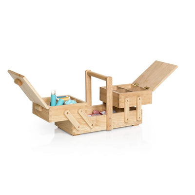 Caja Costurero de Madera Natural  Small