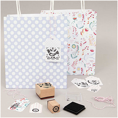 Hilo Cotton Twine 15 mts  Rose / White