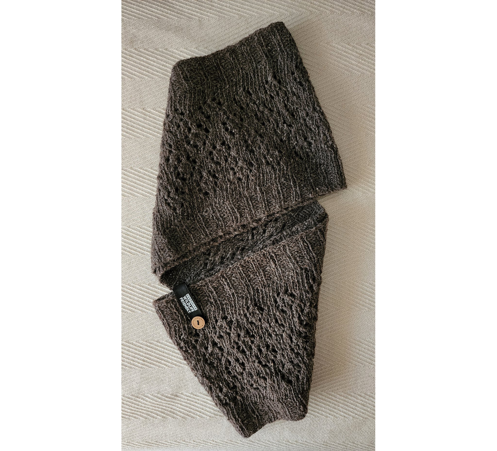 Cowl Kit Friendly Wool <br> Color Chocolate