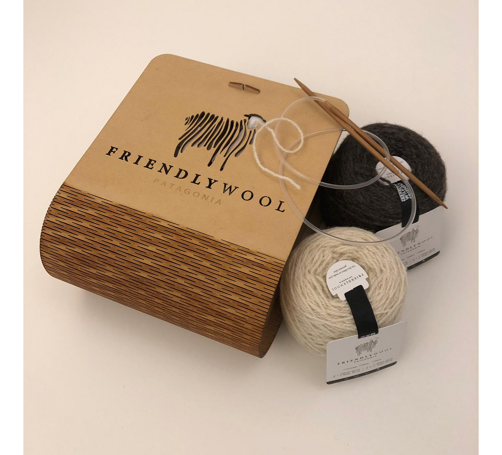 Caja Desarmable Friendly Wool <br> Para 4 Ovillos