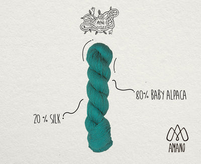 Ayni  (80% Baby Alpaca - 20% Mulberry Silk)