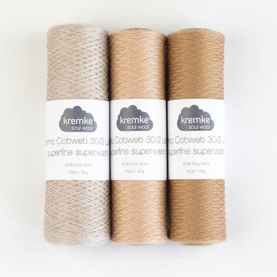 Merino Cobweb Lace 30/2 Superfine Superwash  (100% Lana Merino Superwash)