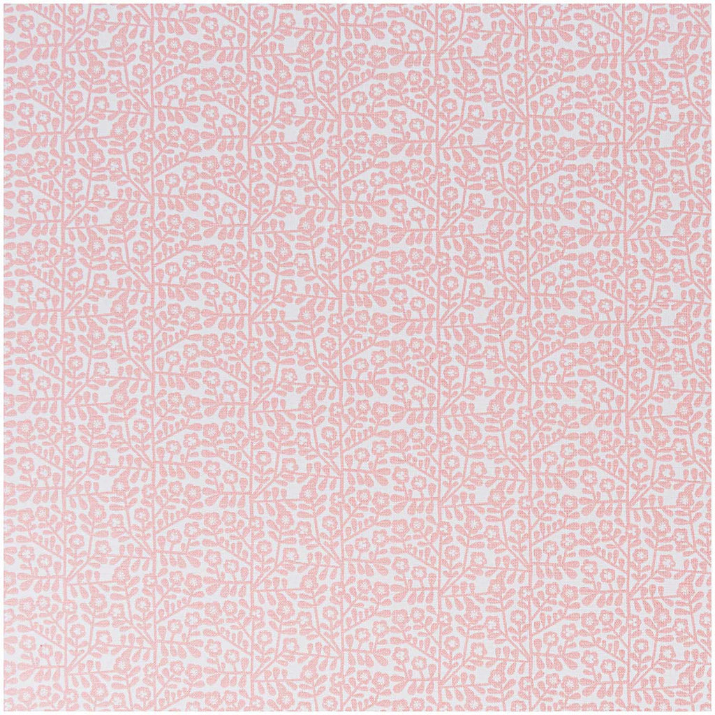Tela Popelina "Wh, Li Flowers Pale Pink" (100% Algodón) <br> De corte, 140cm de ancho