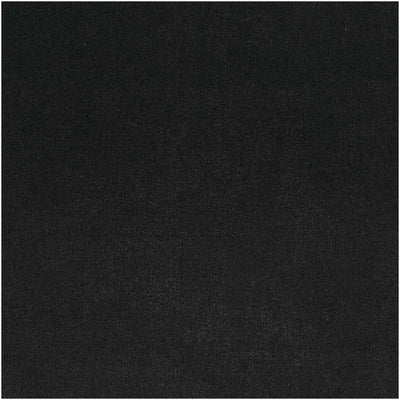 Tela Popelina Plain, Black (100% Algodón)  De corte, 140 cm de Ancho