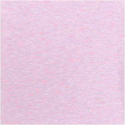 Tela de Punto Jersey Transformation, Light Pink / Neon Pink (51% Algodón - 46% Viscosa - 3% Poliester) De Corte, 160cm de ancho