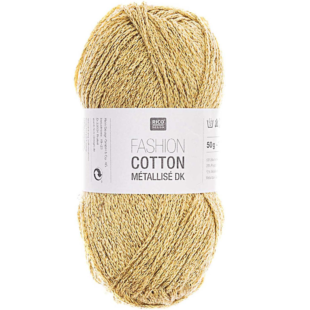 Fashion Cotton Métallisé <br> (53% Algodón / 35% Acrílico / 12% "Lana metálica")