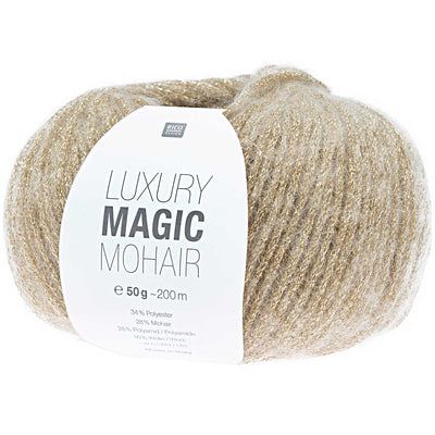 Luxury Magic Mohair  (34% Poliester / 28% Mohair / 28% Nylon / 10% Lana)