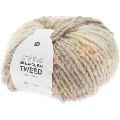 Creative Melange Big Tweed Super Chunky  (55% Lana / 42% Acrílico / 3% Poliester)