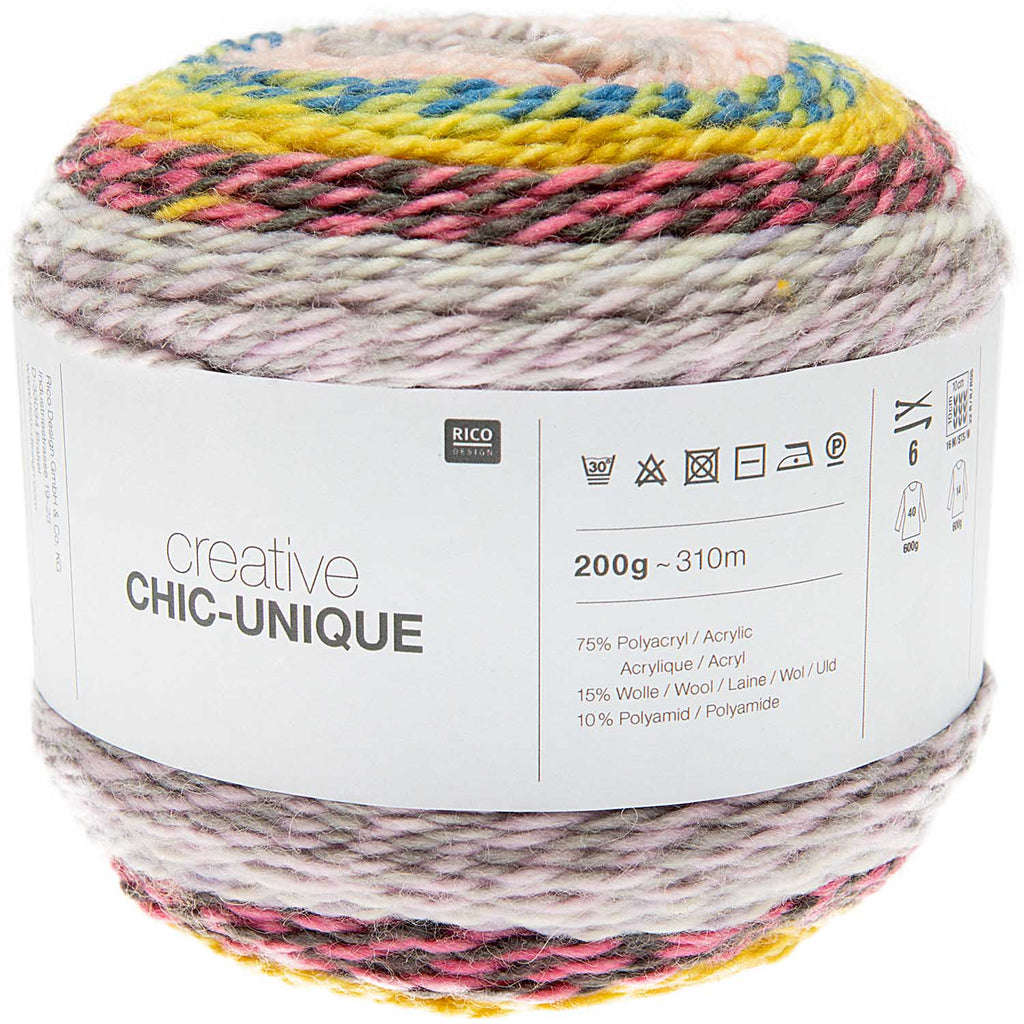 Creative Chic Unique <br> (75% Acrílico / 15% Lana / 10% Poliamida)