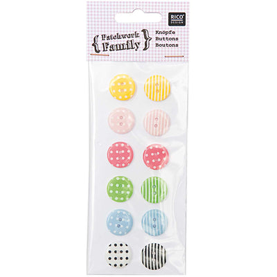 Set Botones de Plástico  Colores