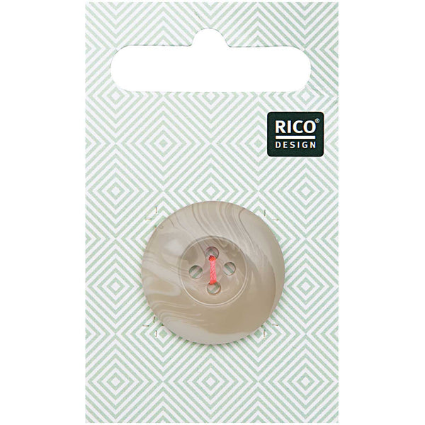 Botón Structured Beige 2.5 cm