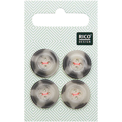 Botones  Structured Beige/ Gray 1.7 cm