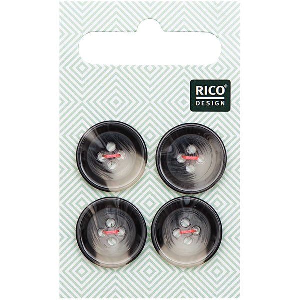 Botones Structured Grey 1.7 cm
