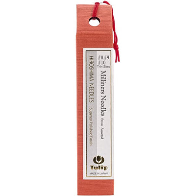 Set Agujas Japonesas  Milliners Delgadas (Thin) Diferentes Tamaños