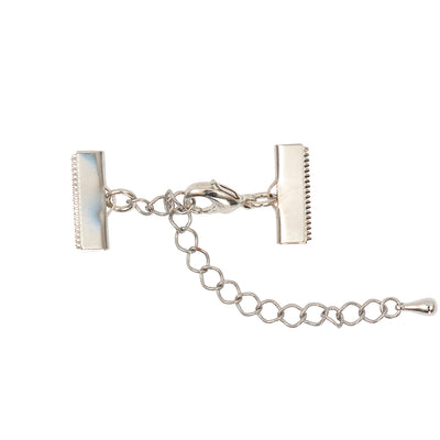 Broche Plateado 15 mm  Clip Clasp Silver