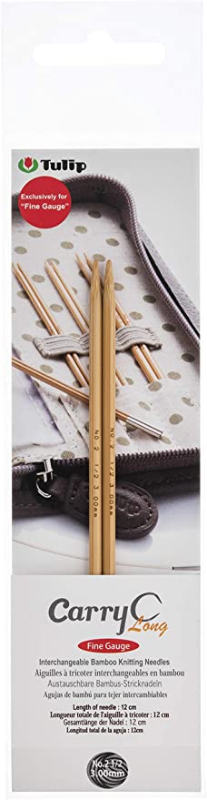 Set di punti intercambiabili Tulip CarryC Long in bambù - 1 pezzo Set di punti intercambiabili Tulip CarryC Long in bambù - 1 pezzo