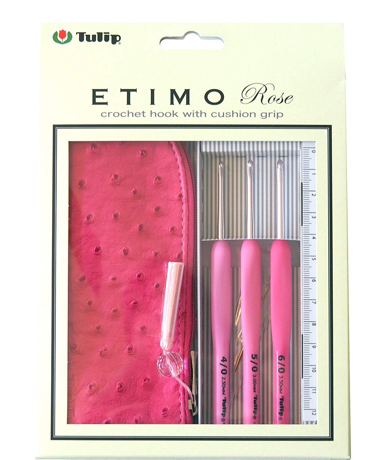 Set Etimo Rose Crochets Tulip <br> 3 Números: 2.50, 3.00, 3.50 mm