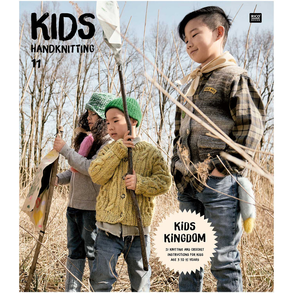 Cuadernillo con Patrónes de Tejido Para Niños <br> "Kids Handknitting" N°11 Rico Design