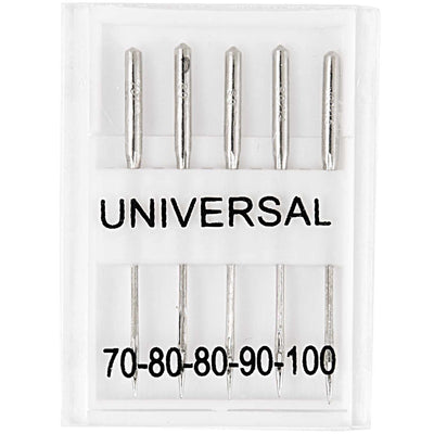 Agujas Máquina de Coser Universal   Surtido Grosores 70 - 80 -90 - 100 - 110