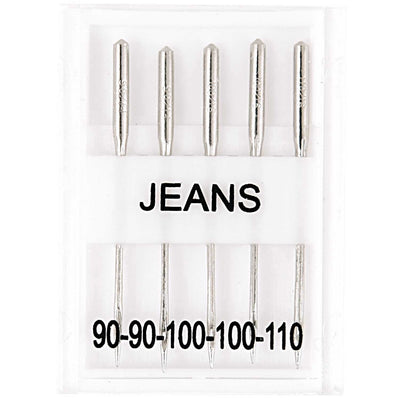 Agujas Máquina de Coser Jeans  Surtido Grosores 90 - 100 - 110