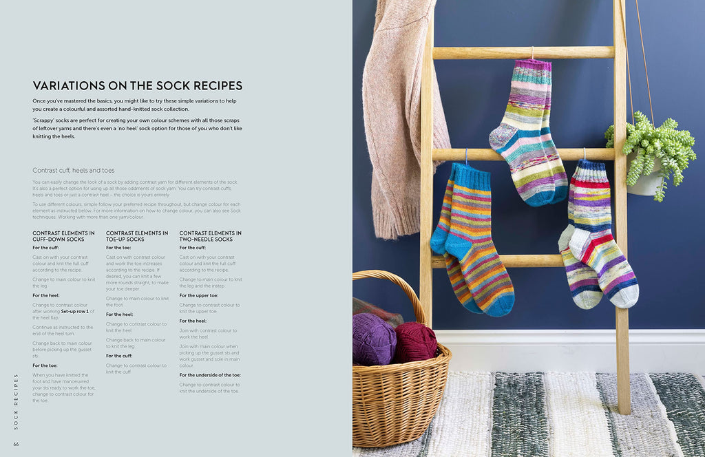 Libro "The Sock Knitting Bible" <br>  Lynne Rowe