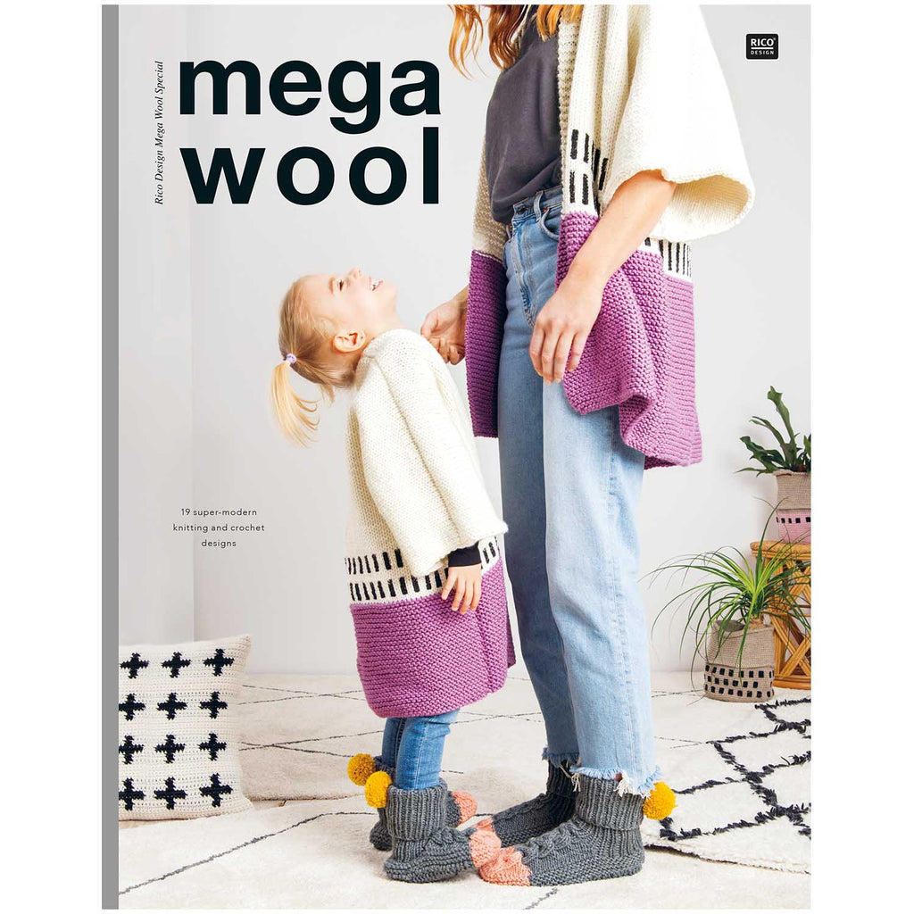 Cuadernillo con Patrones de Tejido "Mega Wool Special" <br> Rico Design