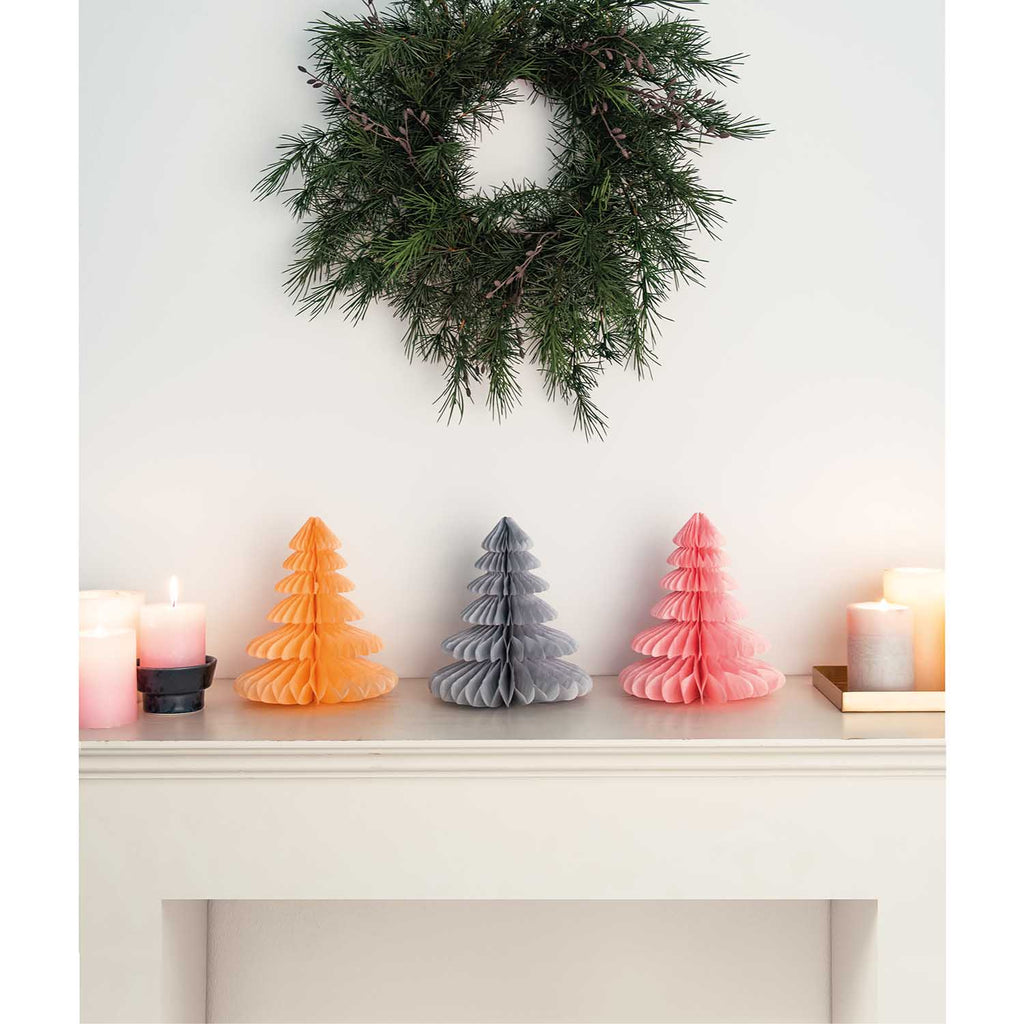 Set 3 Arbolitos Navidad de Papel  <br> Honey Christmas Trees