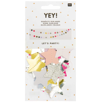 Guirnalda Adorno de Estrellas  Sewn Garland, Star