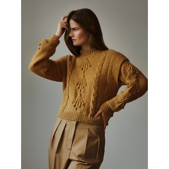 Patrón Sweater Paris <br> Helga Isager