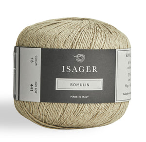 Hilado Isager Bomulin – algodón y lino para tejidos de verano