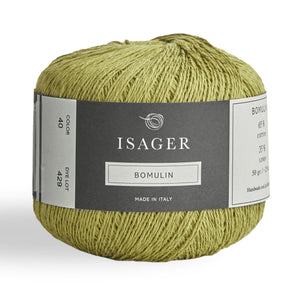 Hilado Isager Bomulin – algodón y lino para tejidos de verano