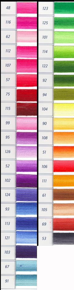 Hilos de Bordar Mouliné <br> De 791 a 973