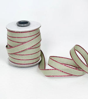 Cintas de Algodón "Drittofilo" 1cm de Ancho <br> Por Metro