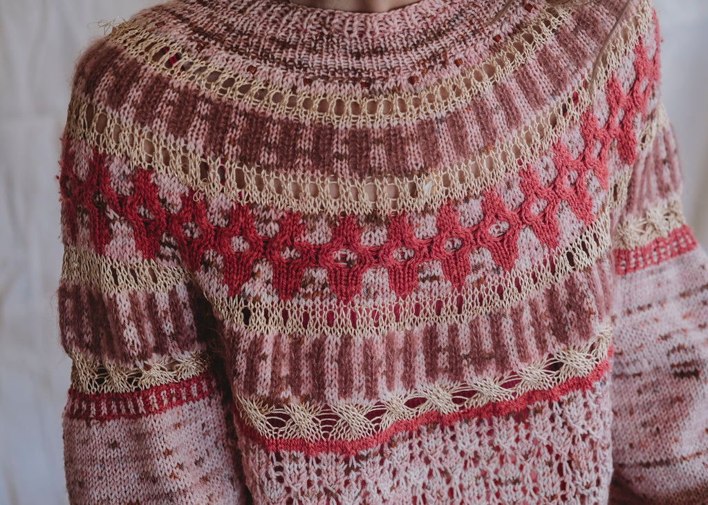 Patrón "Antique Sweater" <br> Pope Vergara
