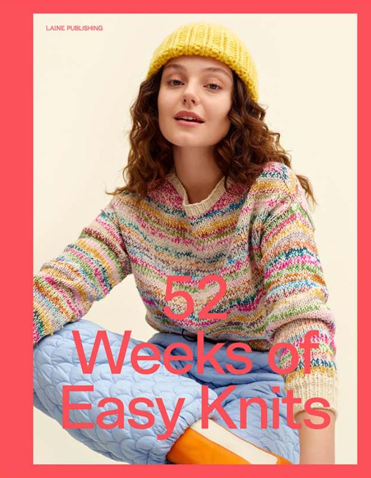 Libro "52 Weeks of Easy Knits" <br> Laine