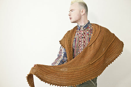 Patrón Chal " Iberian Discovery " <br> West Knits