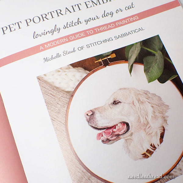 Libro "Pet Portrait Embroidery: Lovingly Stitch Your Dog or Cat" <br> Michelle Staub