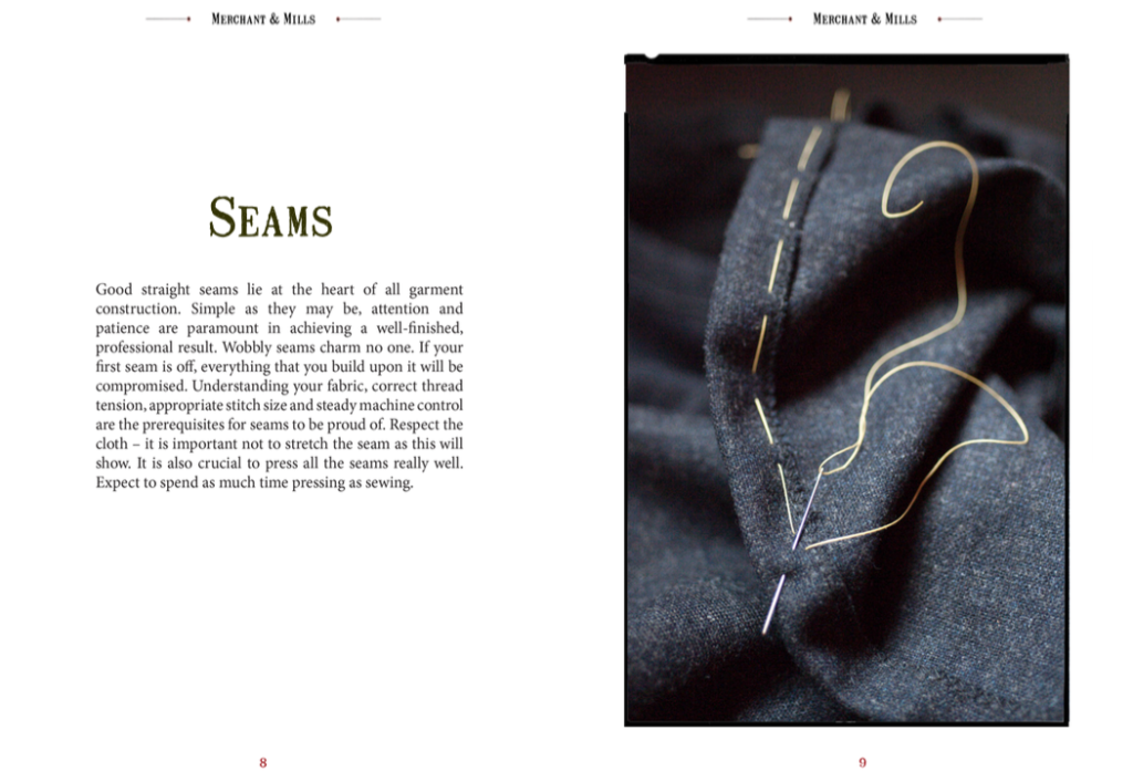 Libro de Costura "Elementary Sewing Skills" <br> Merchant and Mills