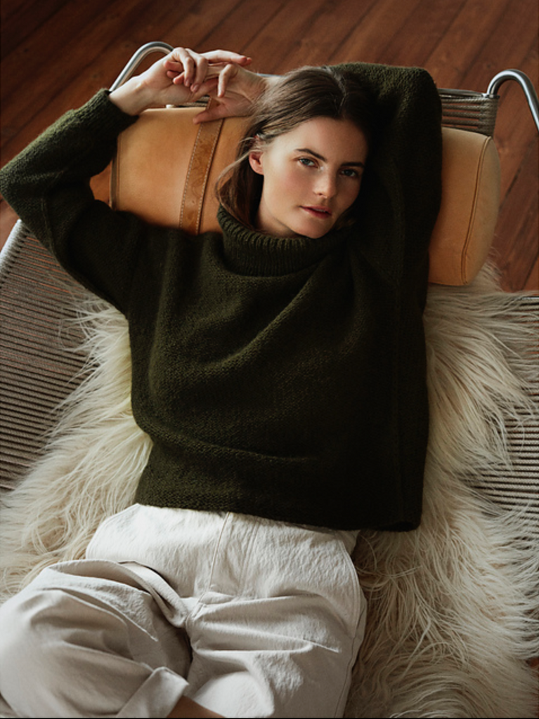 Patrón Sweater "London" <br> Helga Isager