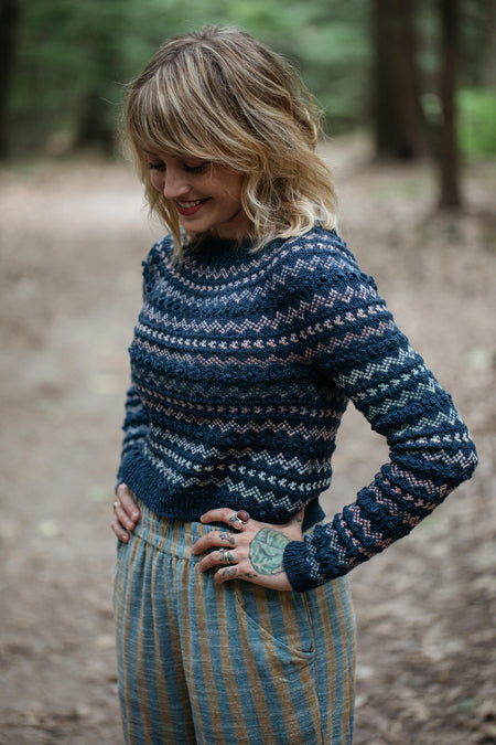 Patrón Sweater " Stonecrop " <br> Drea Renee Knits
