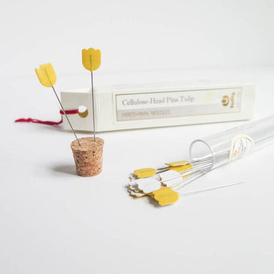 Alfileres con Cabeza de Celulosa  Tulipán Gruesos (Thick)