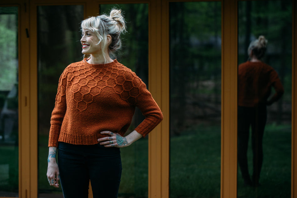 Patrón Sweater " Wool and Honey " <br> Drea Renee Knits