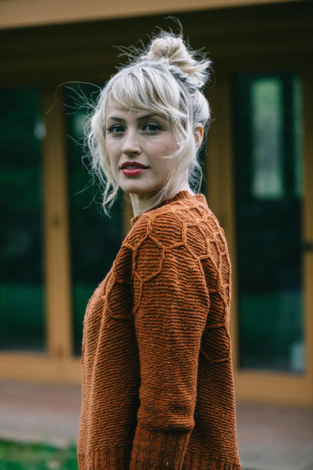 Patrón Sweater " Wool and Honey " <br> Drea Renee Knits