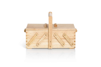 Caja Costurero de Madera Natural  Small