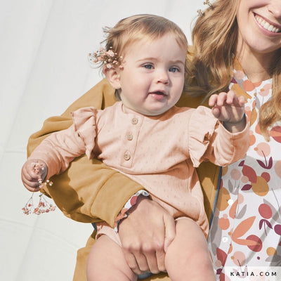 Tela Baby Knit Solid (100% Algodón) De Corte, 135 cm de ancho