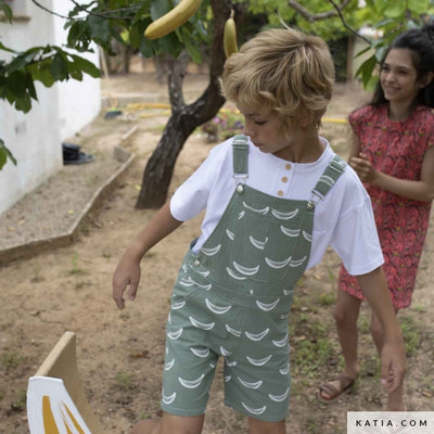 Tela Algodón Rústico Banana Jump (100% Algodón) De Corte, 135 cm de ancho